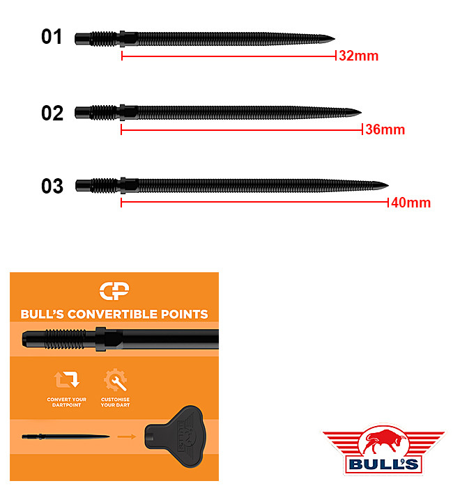 BULLS NL CONVERTIBLE Points Micro Grip Black