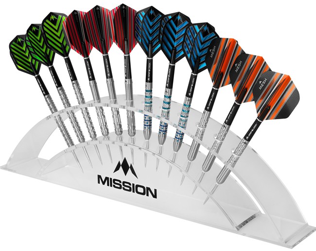 MISSION Station 12 Darts Display