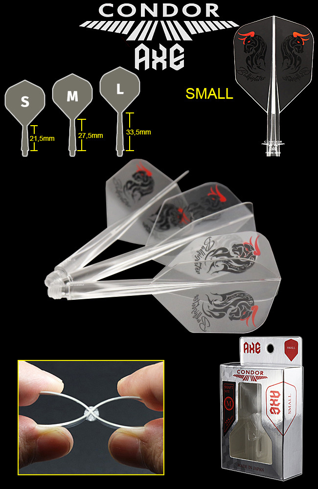 CONDOR AXE Flights Bullfighter Clear Small