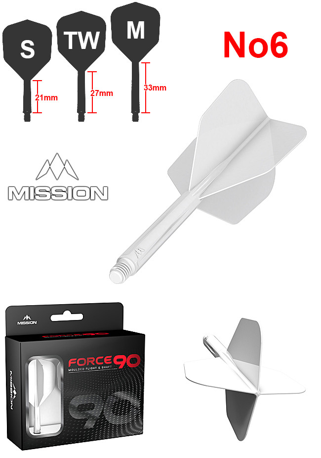 MISSION Force 90 White No6