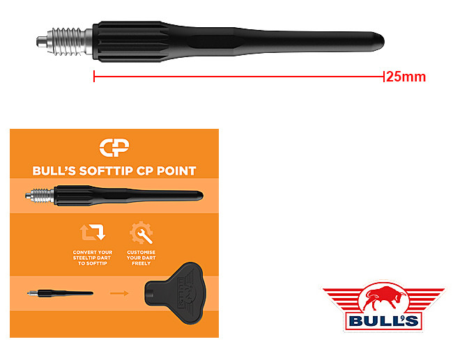 BULLS NL CONVERTIBLE Black 15x SOFTTIP