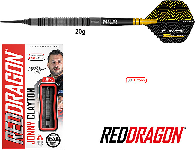 RED DRAGON Jonny Clayton Oxide Edition Soft 20g