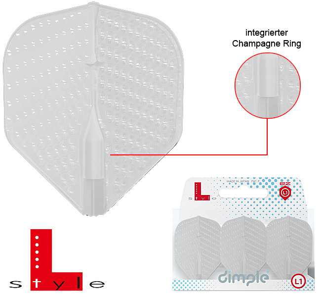 L-STYLE L1EZ DIMPLE Standard White