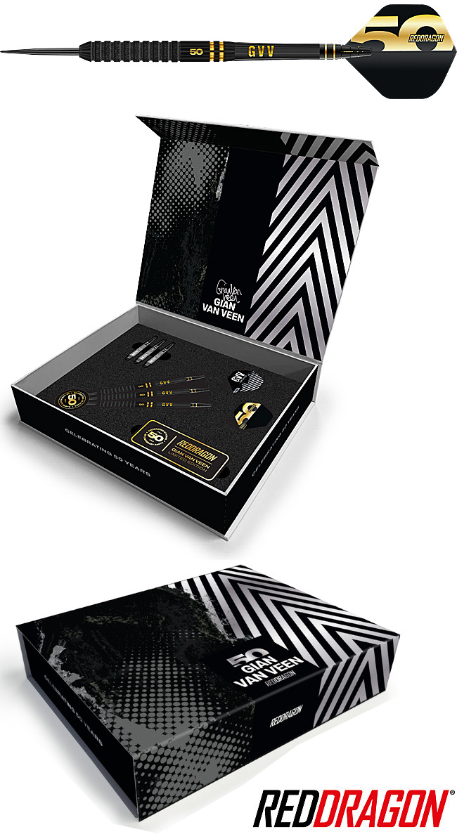 RED DRAGON Gian Van Veen - 50 Year Player Edition Box 21g