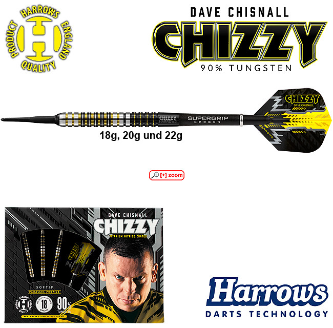 HARROWS Dave Chisnall Chizzy Soft 90%