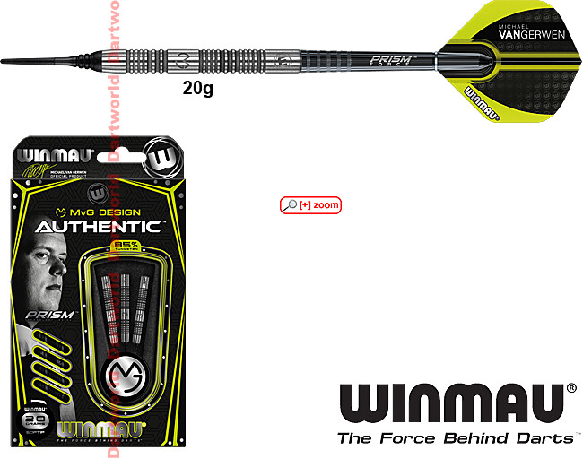 WINMAU Michael van Gerwen MvG Authentic Soft