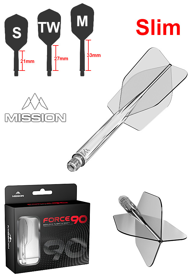 MISSION Force 90 Clear Slim