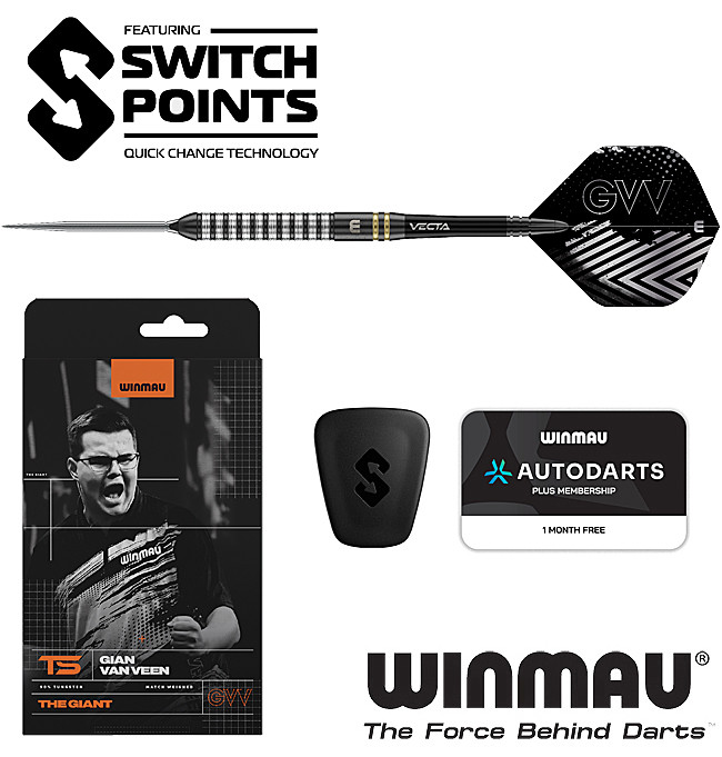 WINMAU Gian van Veen TS 90% SWITCH Point