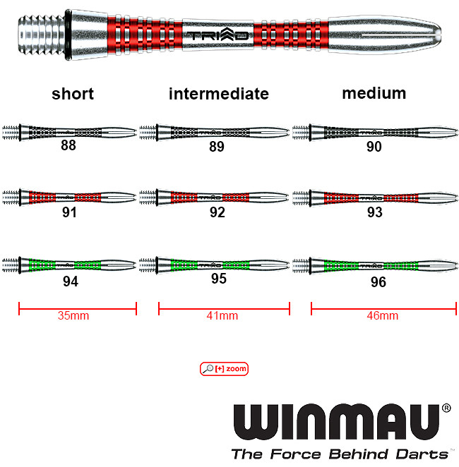 WINMAU Triad Shafts