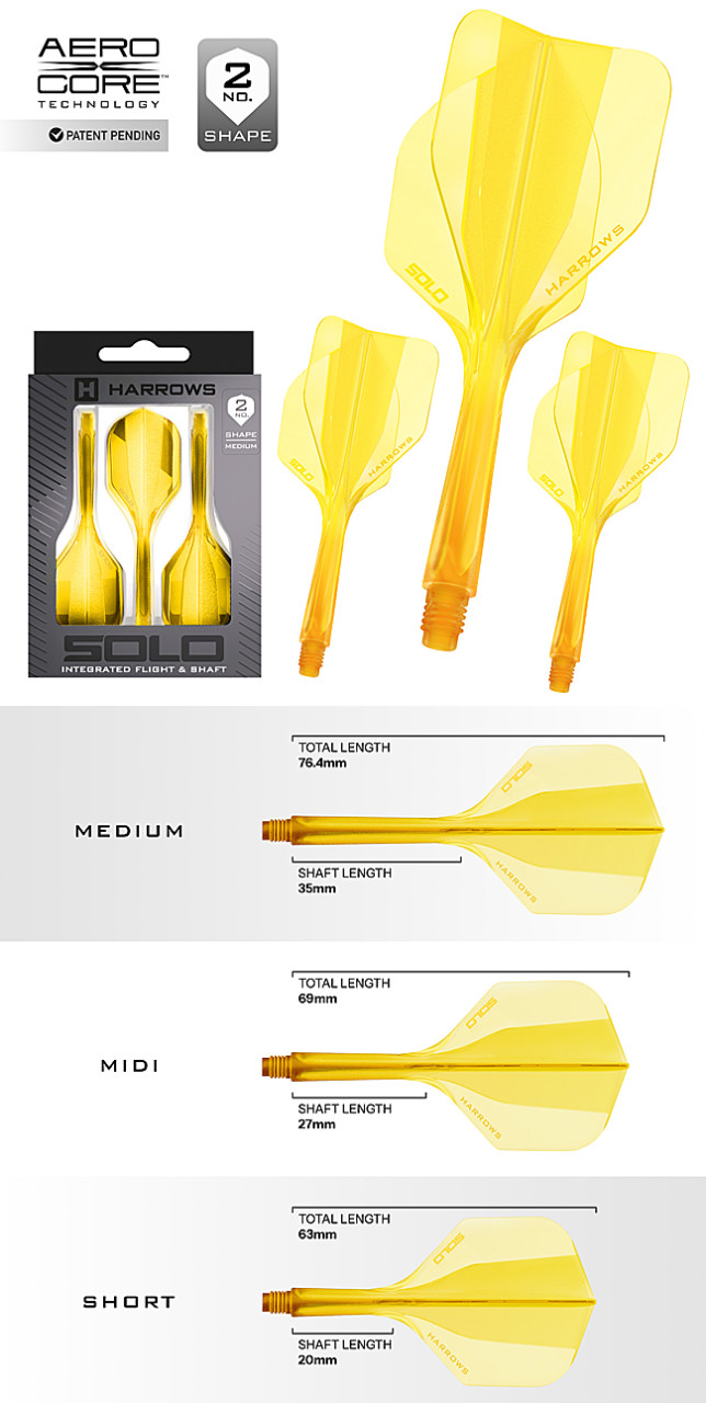 HARROWS Solo 2 Flights Yellow