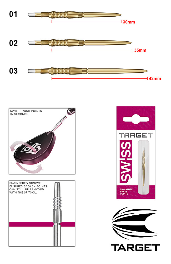 TARGET SWISS Signature RST Points Gold