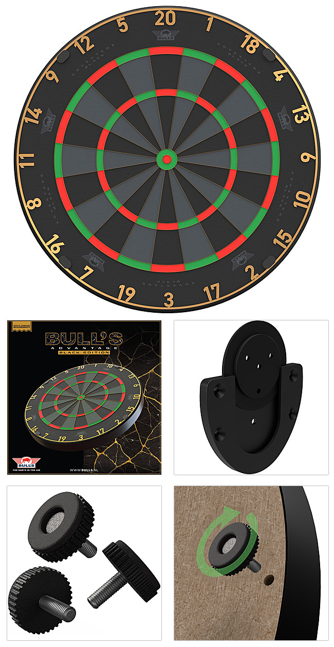 BULLS NL Advantage Black Dartboard