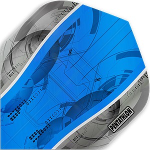 Pentathlon Silver Edge Flights NO.2 cyan