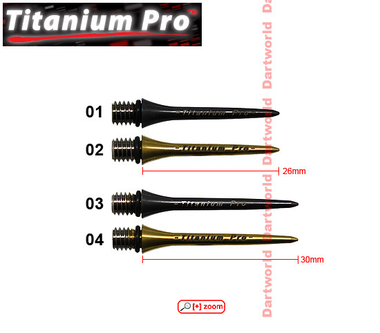 TARGET Pro Titanium Points black/gold