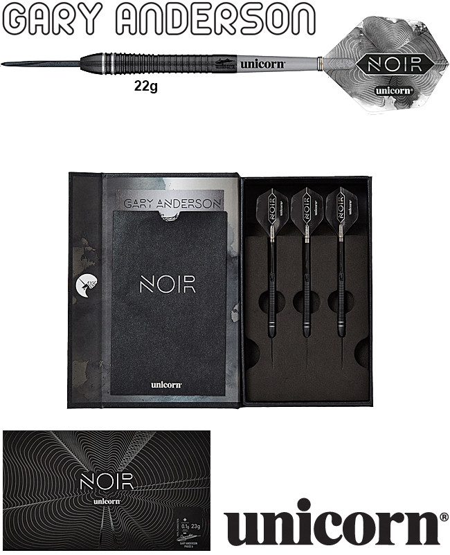 RÜCKLÄUFER: UNICORN Gary Anderson NOIR Phase 6 - 22g