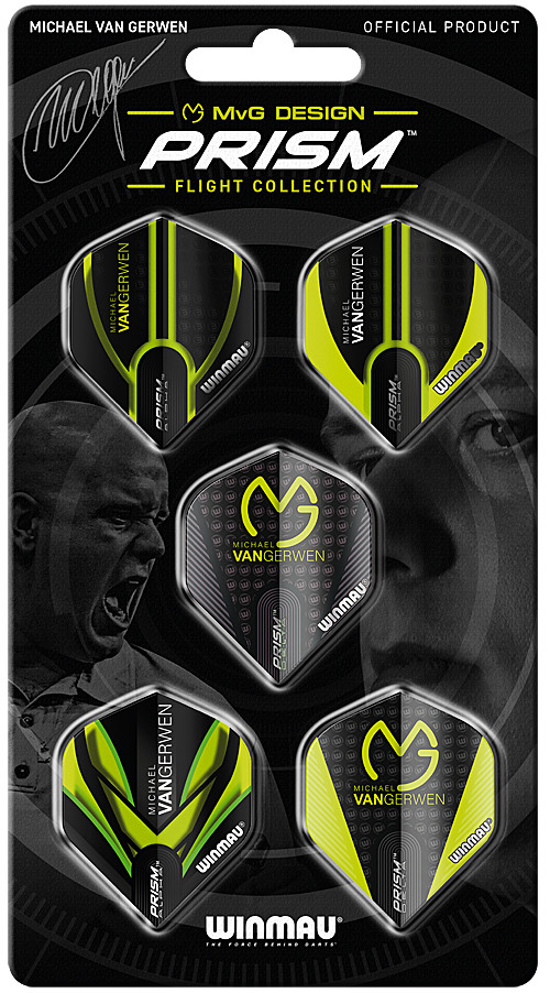 WINMAU Michael van Gerwen MvG Prism Flight Collection