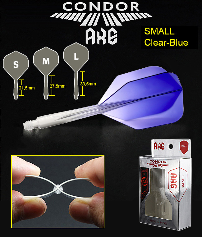 CONDOR AXE Flights Clear/Blue Small