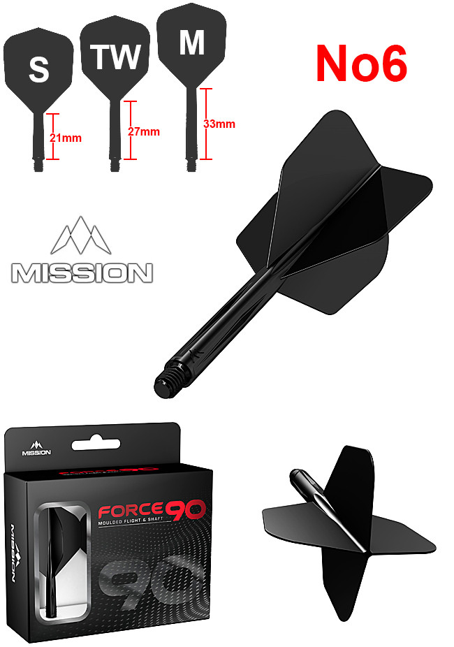 MISSION Force 90 Black No6