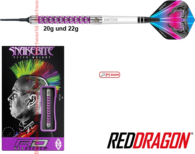 RED DRAGON Peter Wright Snakebite Vyper