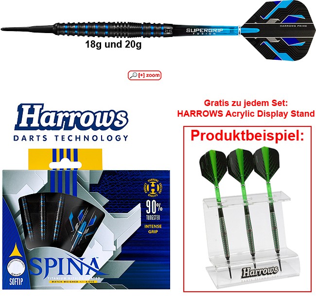 HARROWS Spina 90% black/blue