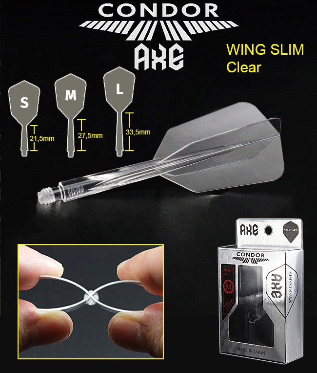 CONDOR AXE Flights Wing Clear Slim