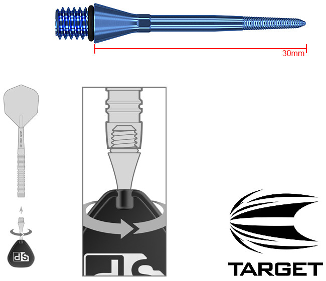 TARGET Titanium Nano SP Conversion Blue 30mm