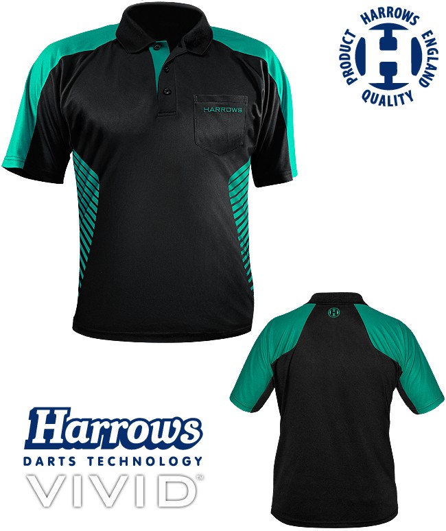 HARROWS Vivid Shirt black/jade