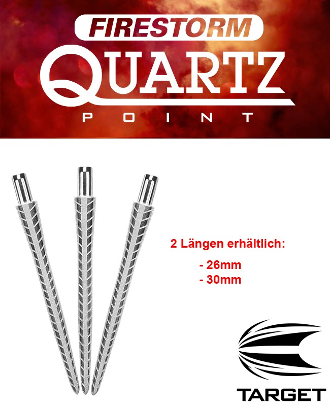 TARGET Firestorm Point Silver Quartz