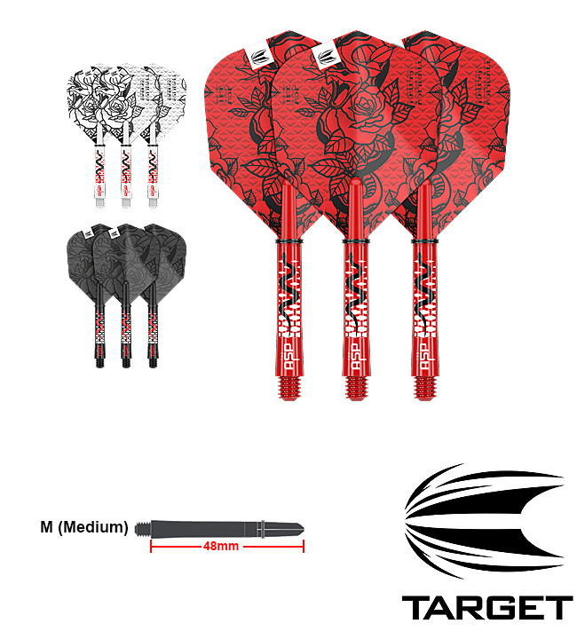 TARGET Aspinall INK Flight + Shaft Kit Medium