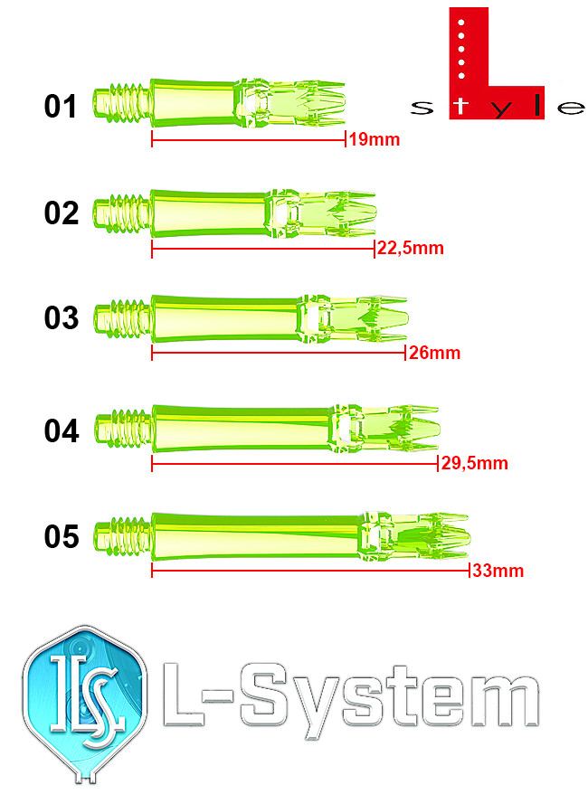L-STYLE L-System Shaft Neon Yellow