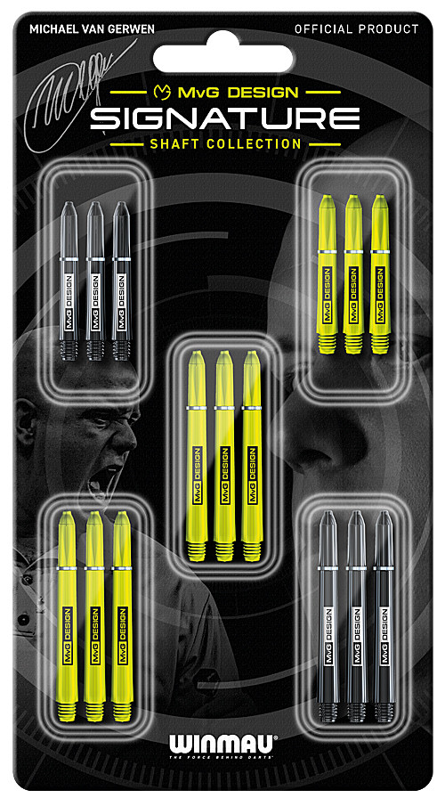 WINMAU MvG Signature Shafts Pack