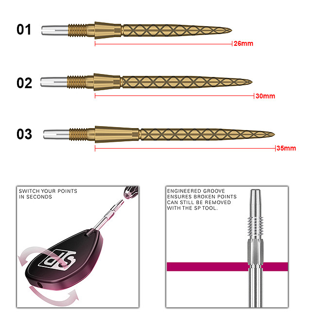 TARGET SWISS Storm Diamond Point Gold