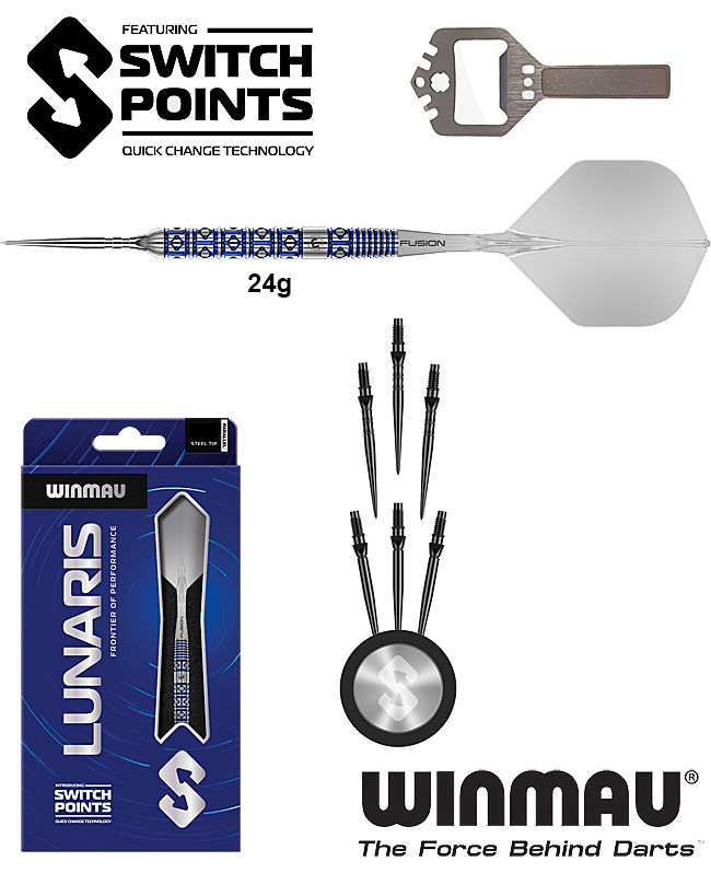 RÜCKLÄUFER: WINMAU Lunaris Tapered SWITCH Point 24g
