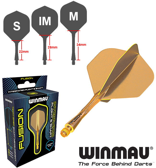 WINMAU Fusion F/S Fluoro Orange