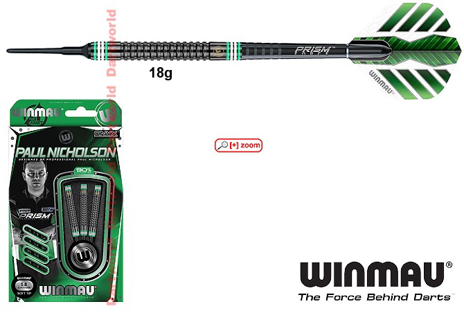 WINMAU Paul Nicholson Black Hex Grip