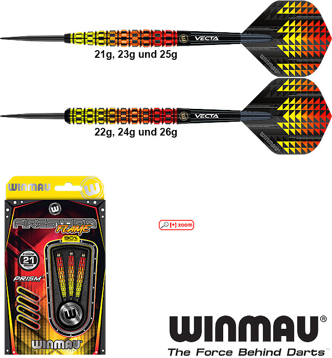 WINMAU Firestorm Flame Tapered 90%