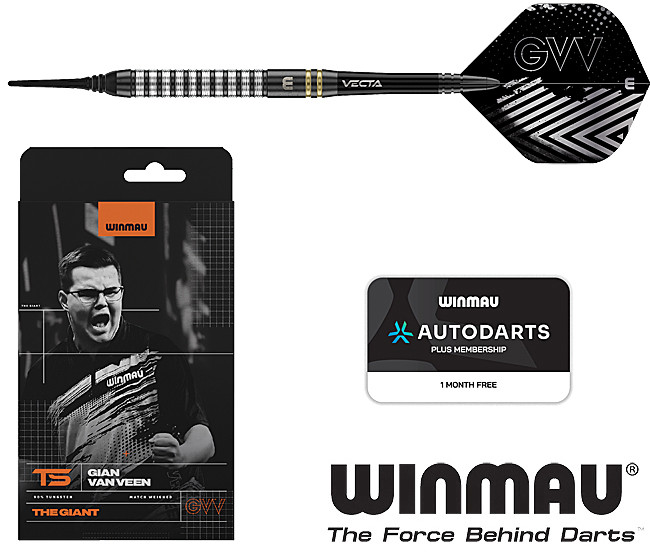 WINMAU Gian van Veen TS 90% Soft 18g