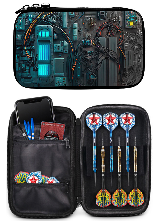 SHOT Tactical Dart Case AI Cyberpunk