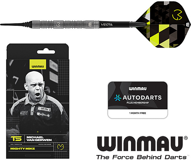 WINMAU Michael van Gerwen TS 90% Soft 18g
