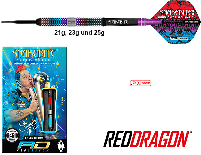 RED DRAGON Peter Wright Spirit 90%