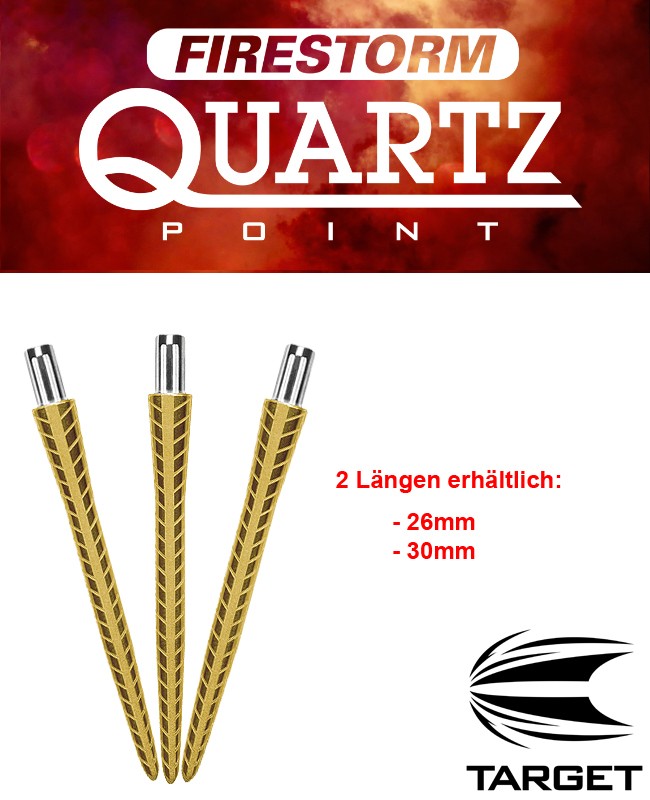 TARGET Firestorm Point Gold Quartz