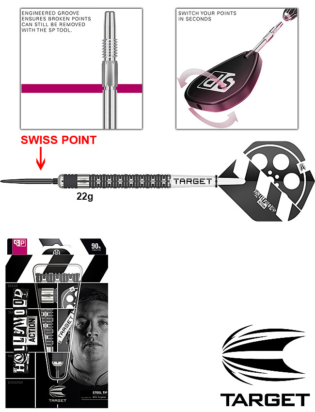 RÜCKLÄUFER: TARGET Chris Dobey Hollywood Action SWISS Point 22g