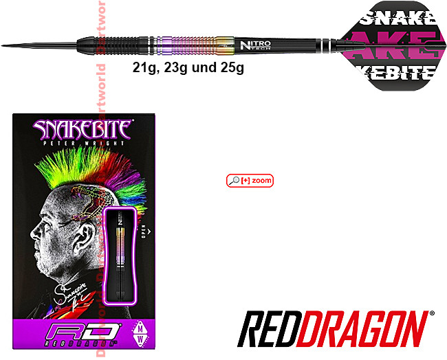 RED DRAGON Peter Wright Snakebite World Champion 2020 Edition