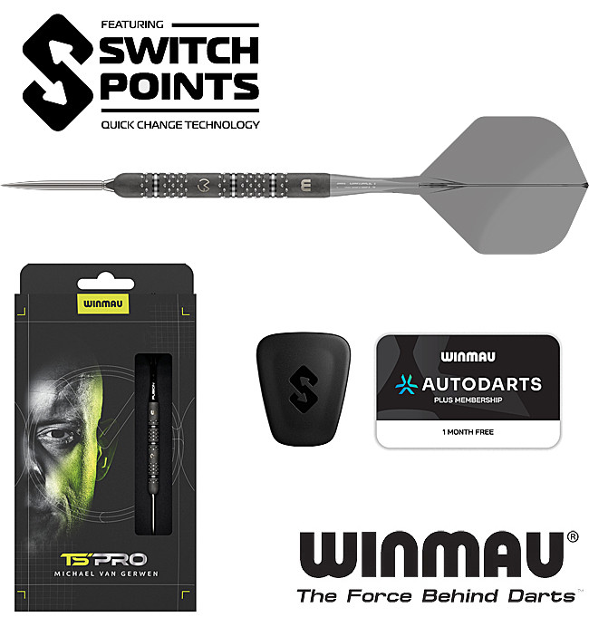 WINMAU Michael van Gerwen TS-PRO 90% SWITCH Point