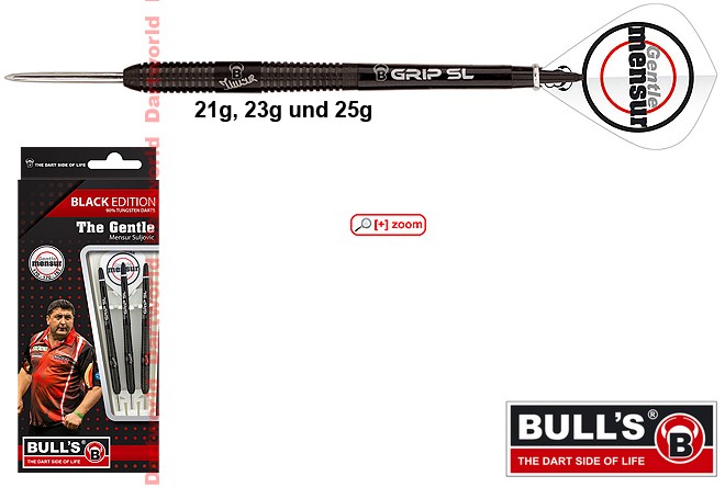 BULLS Mensur Suljovic "The Gentle" Black Edition Darts
