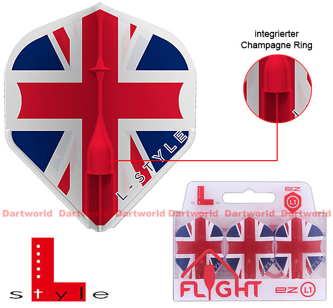 L-STYLE L1 EZ Standard Union Jack Clear White