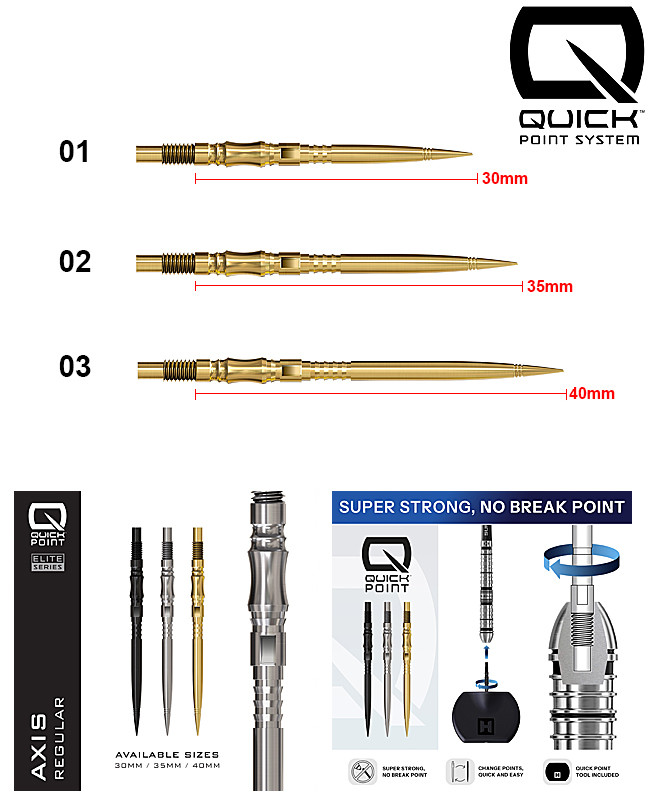 HARROWS Axis QUICK Point Gold