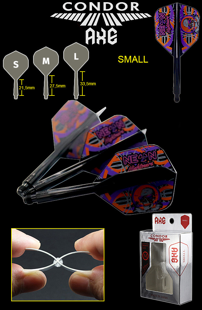 CONDOR AXE Neon Nightmare 3 Black Small