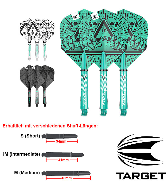 TARGET Cross INK Flight + Shaft Kit