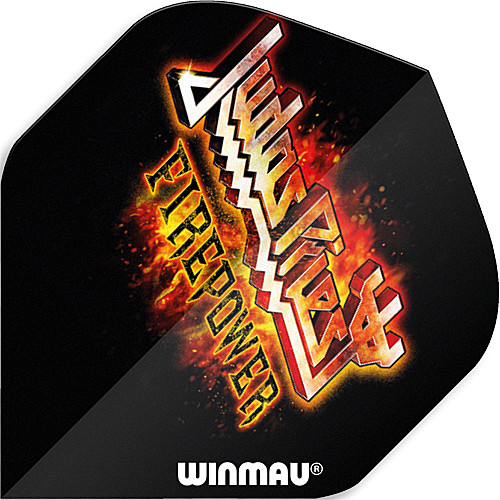 WINMAU Flights Rock Band Judas Priest Flaming Logo